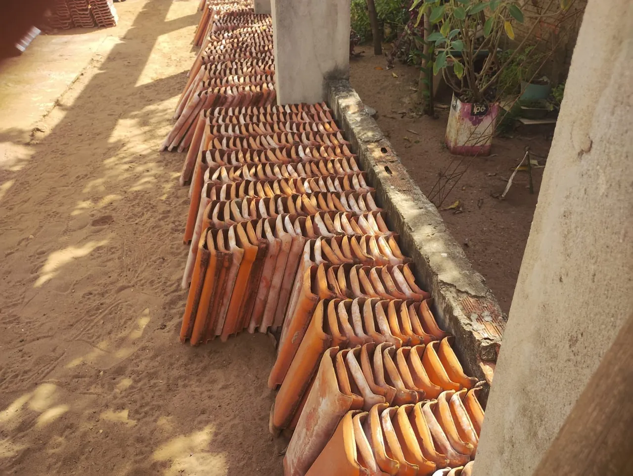 Telhas de cerâmica para construção