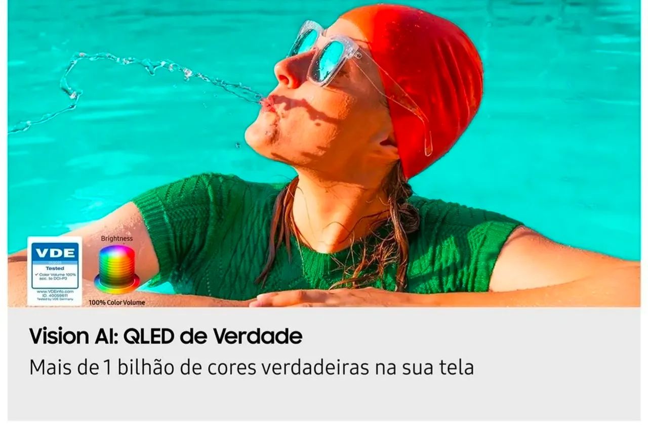 TV QLED 4K SAMSUNG 50 polegadas, nova, na caixa - Foto 6