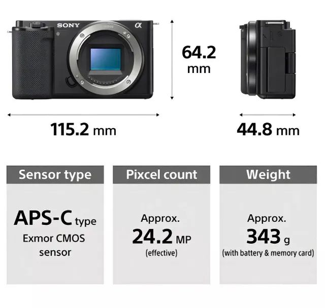 Sony Alpha ZV-E10 mirrorless só o corpo NOVA - Foto 5