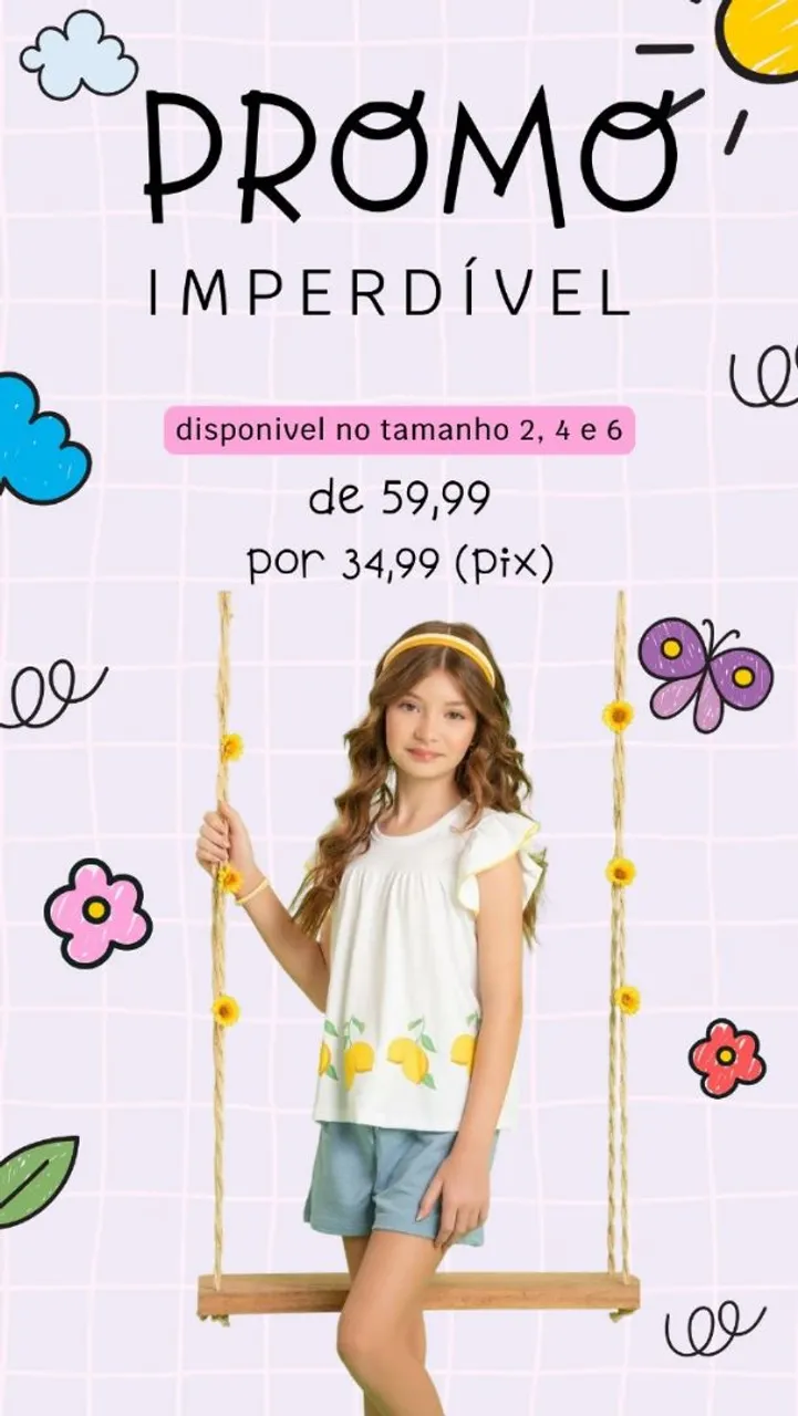 Conjunto Infantil de Algodão - Promoção Imperdível!