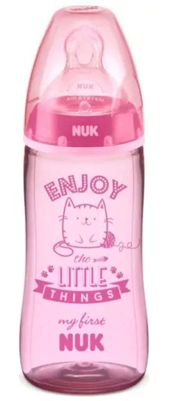 NOVA Mamadeira NUK My First Rosa 150ml - Foto 2