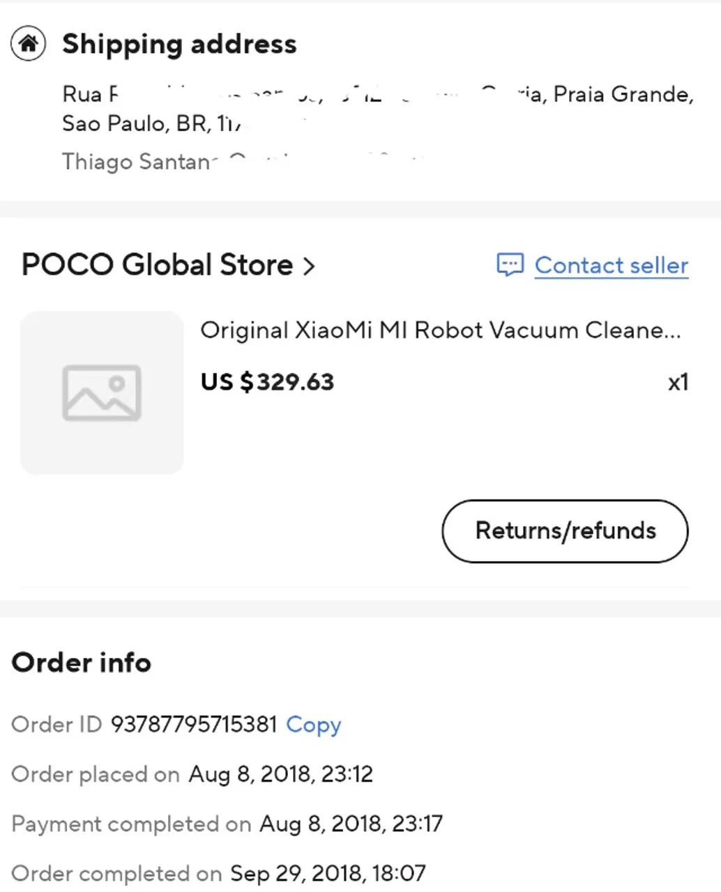 Robô aspirador de pó Xiaomi de 1ª Geração em Excelente estado - Com acessórios Originais - Foto 5