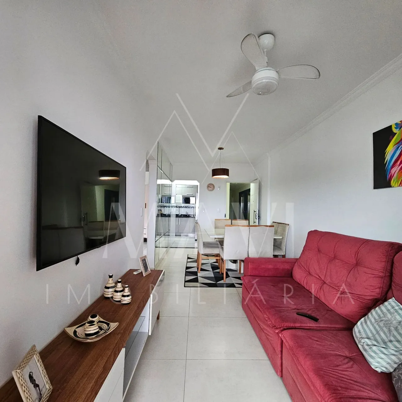 renoir I - Apartamento 2 Dormitórios mobiliado para locação em Canto do Forte, Praia Grand