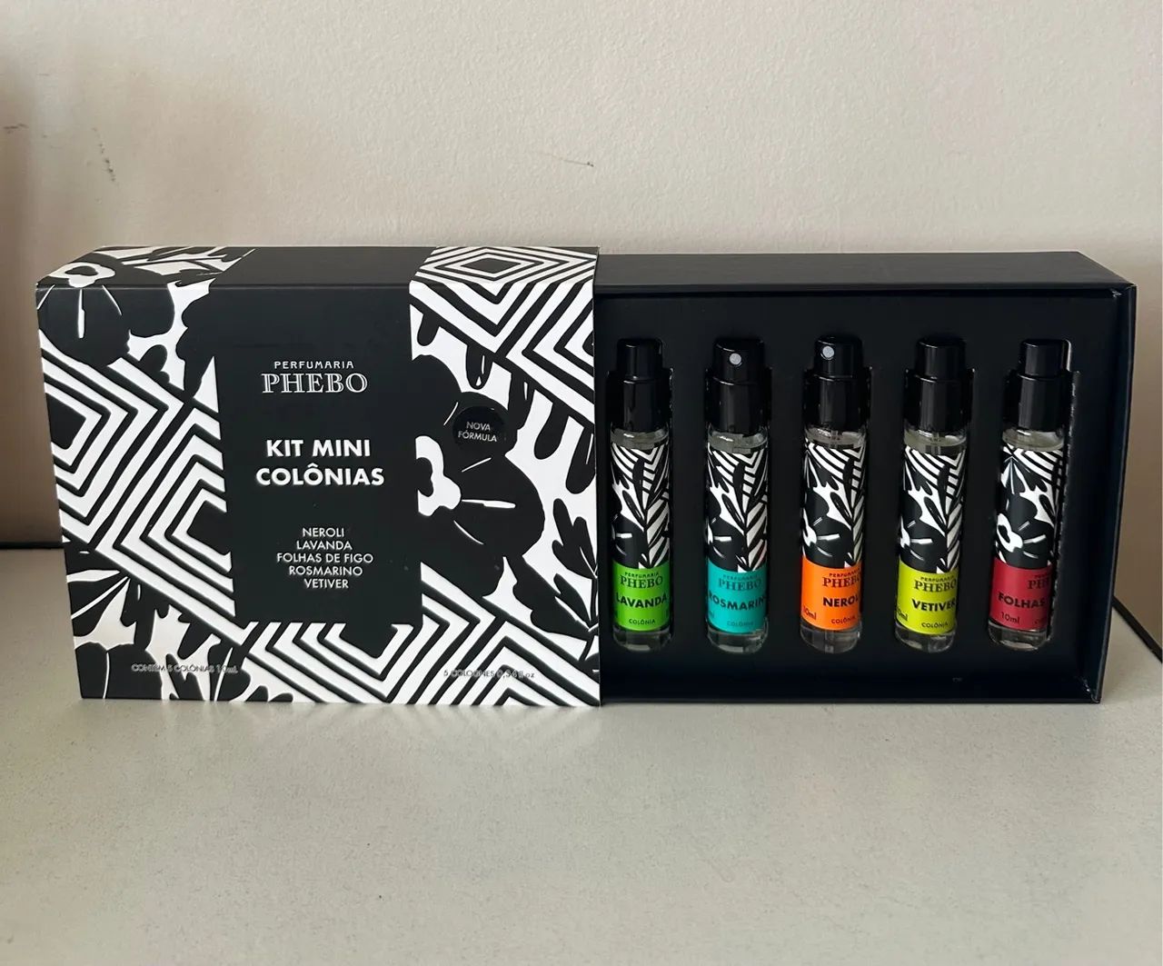 Kit Mini Colônias Phebo - 5 Fragrâncias - Foto 3