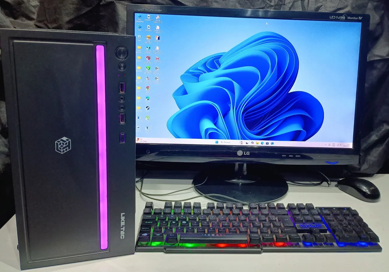PC Gamer Completo - Xeon, RX 580, 8GB RAM