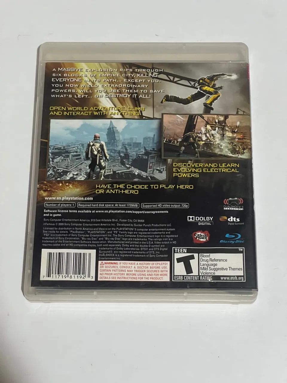 Infamous - PS3 - Raríssimo  - Foto 2
