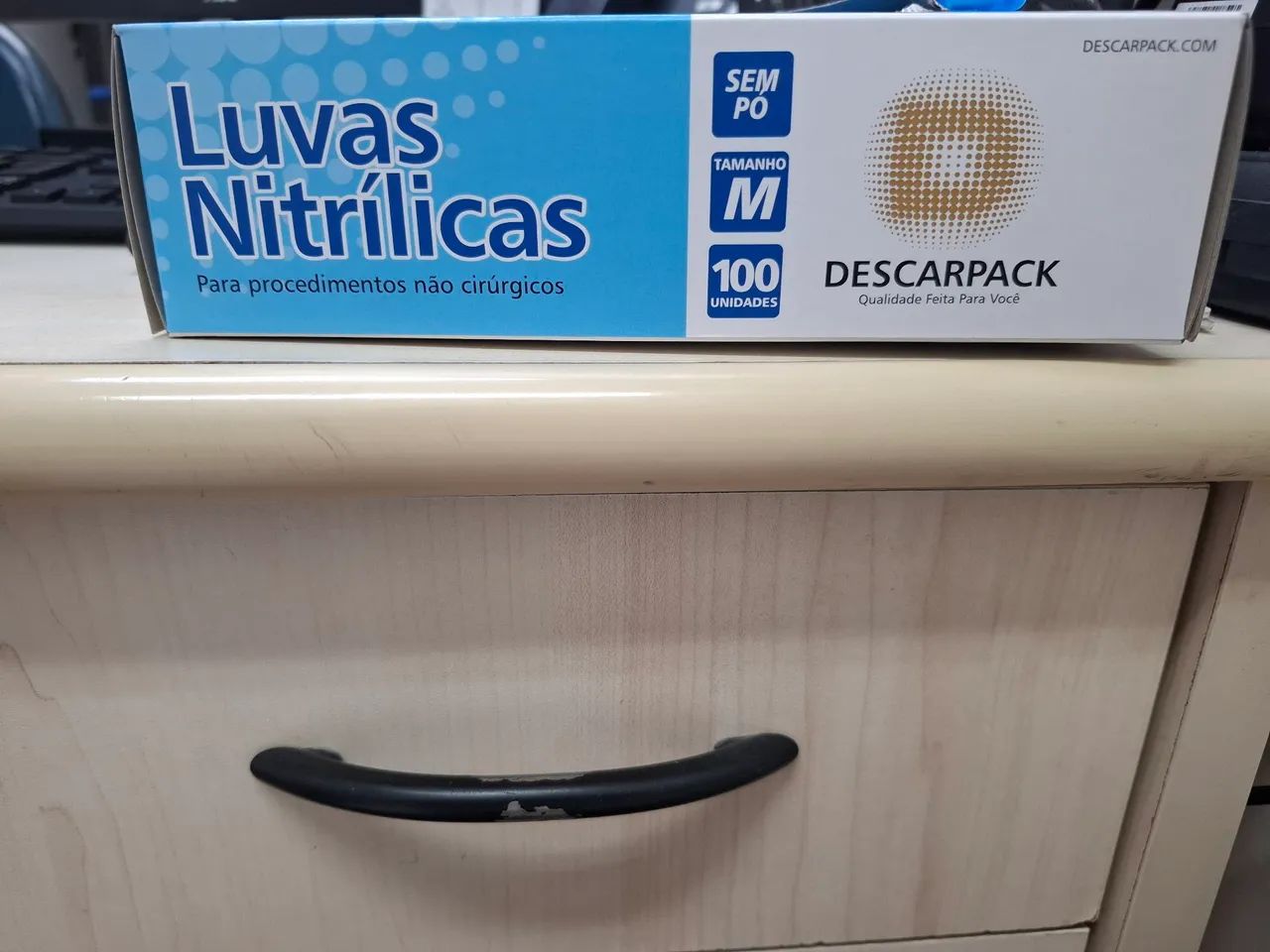Luvas de Látex Descartáveis - 100 unidades - Foto 2