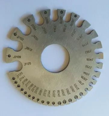 Fieira Cálibre Wiregauge Stainless Steel de 0 a 36 mm nova   - Foto 4