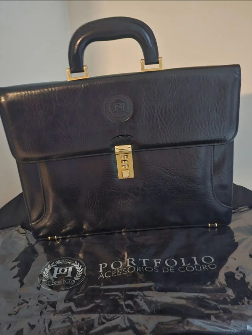 Maleta Executiva de Couro Nobre Legítimo