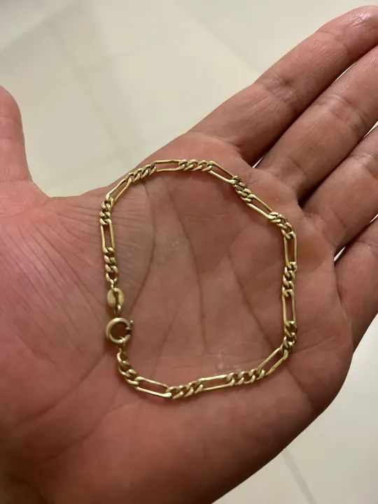 Pulseira 7G MACIÇO de Ouro 18k usada