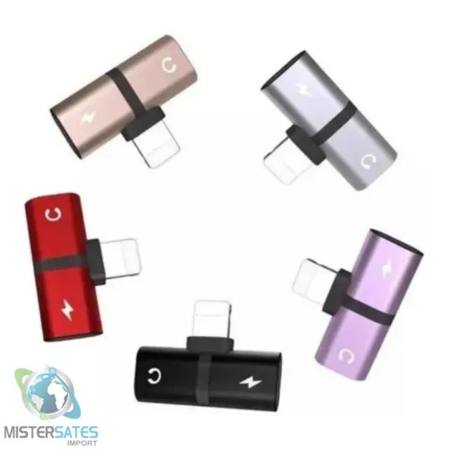 Adaptador Fone Carregador iPhone Lighting 7/8/x/plus/iPad - COD 995