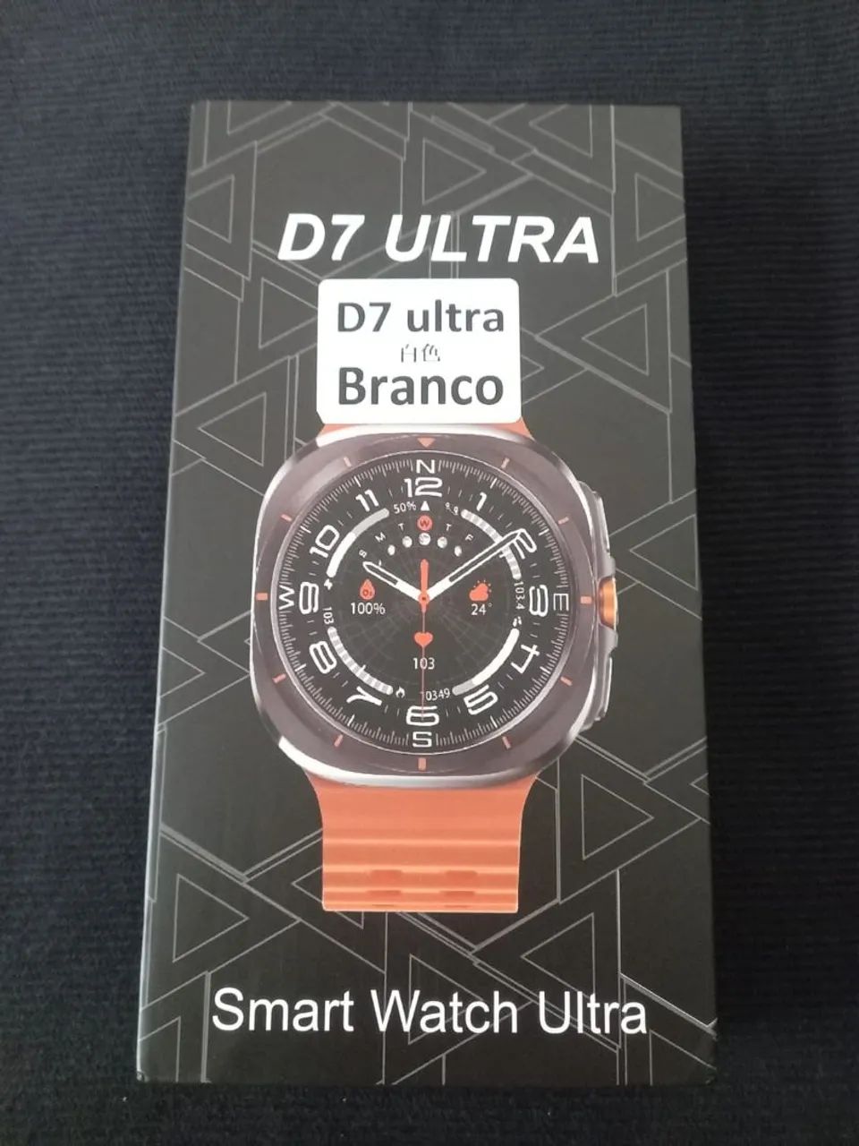 SMART WATCH ULTRA<br>D7 BRANCO - Foto 2