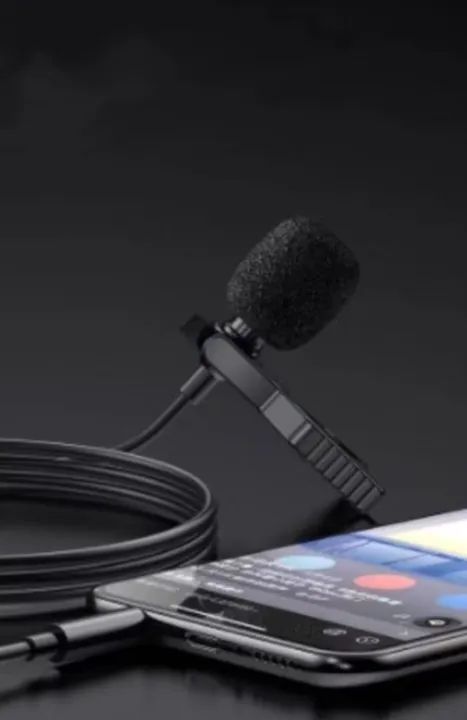 Microfone De Lapela com adaptador p2  p3 femea Para Celular Smartphone - Foto 5