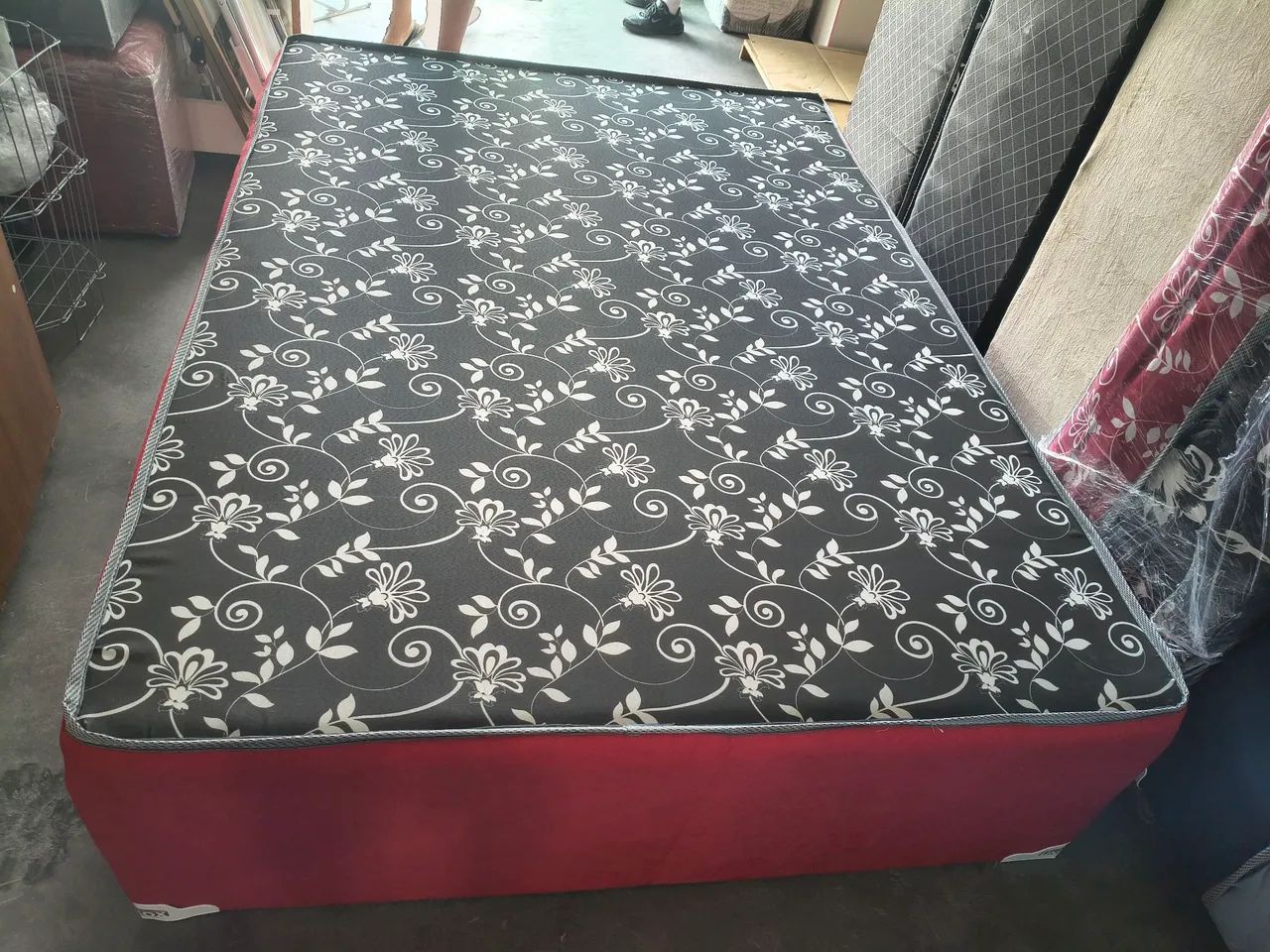 CAMA BOX CASAL ESPUMA D28 NOVA $430 ENTREGO 