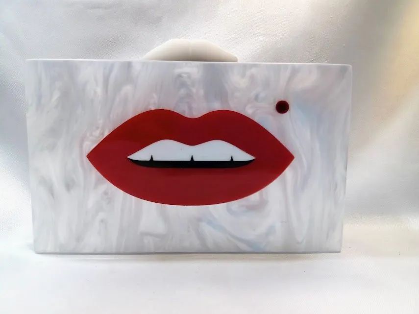 Bolsa Clutch Lips Amsterdam Sauer - Foto 3