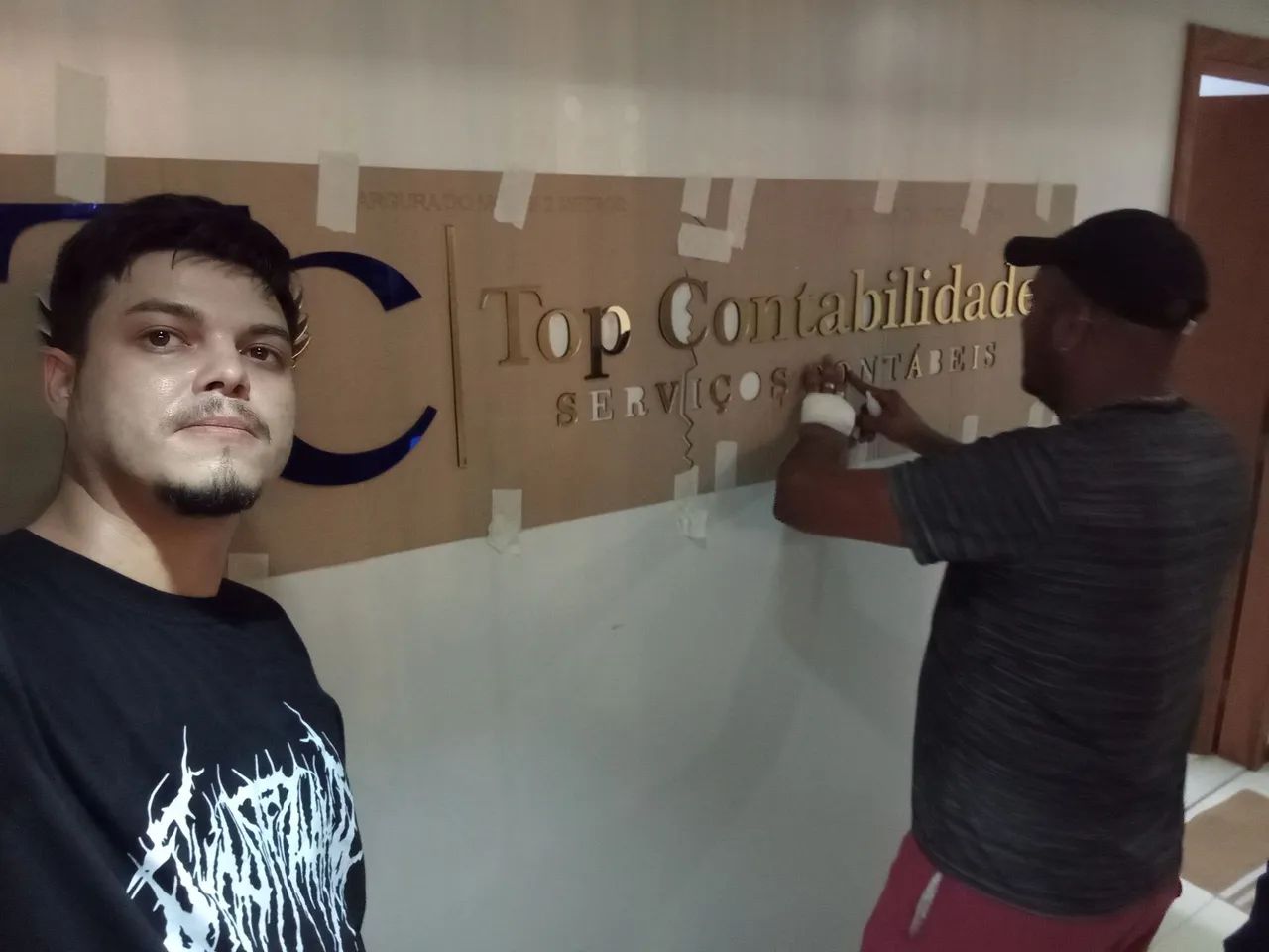 Placa fachada Letreiro 