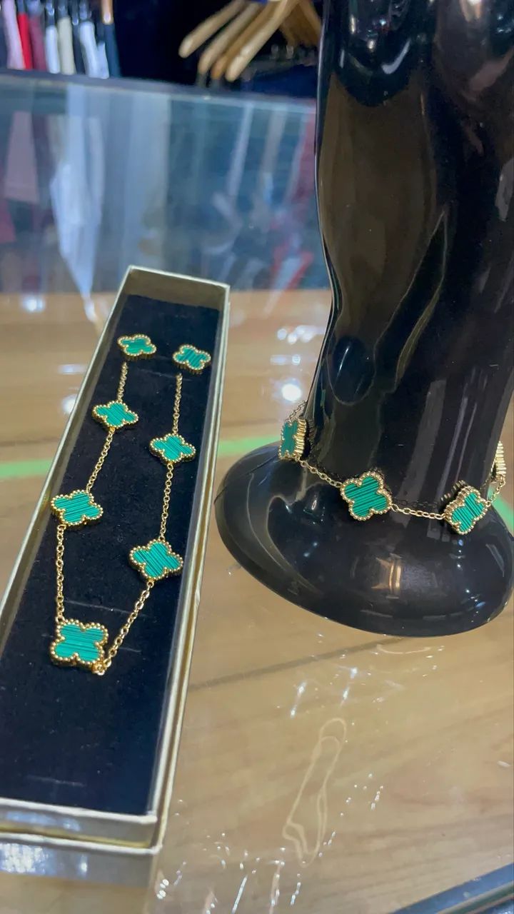 Kit colar Trevo - Foto 4