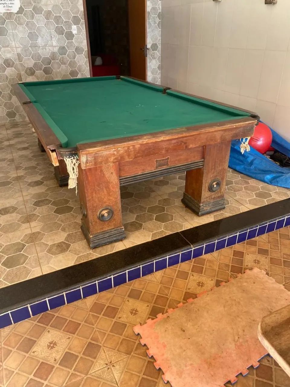 Mesa de sinuca bilhar para área externa