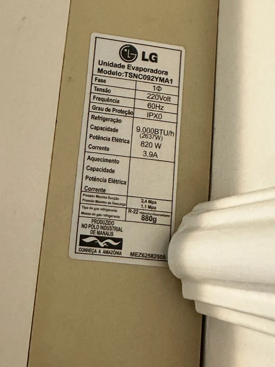 Ar Condicionado LG split 9.000 btus - Foto 5