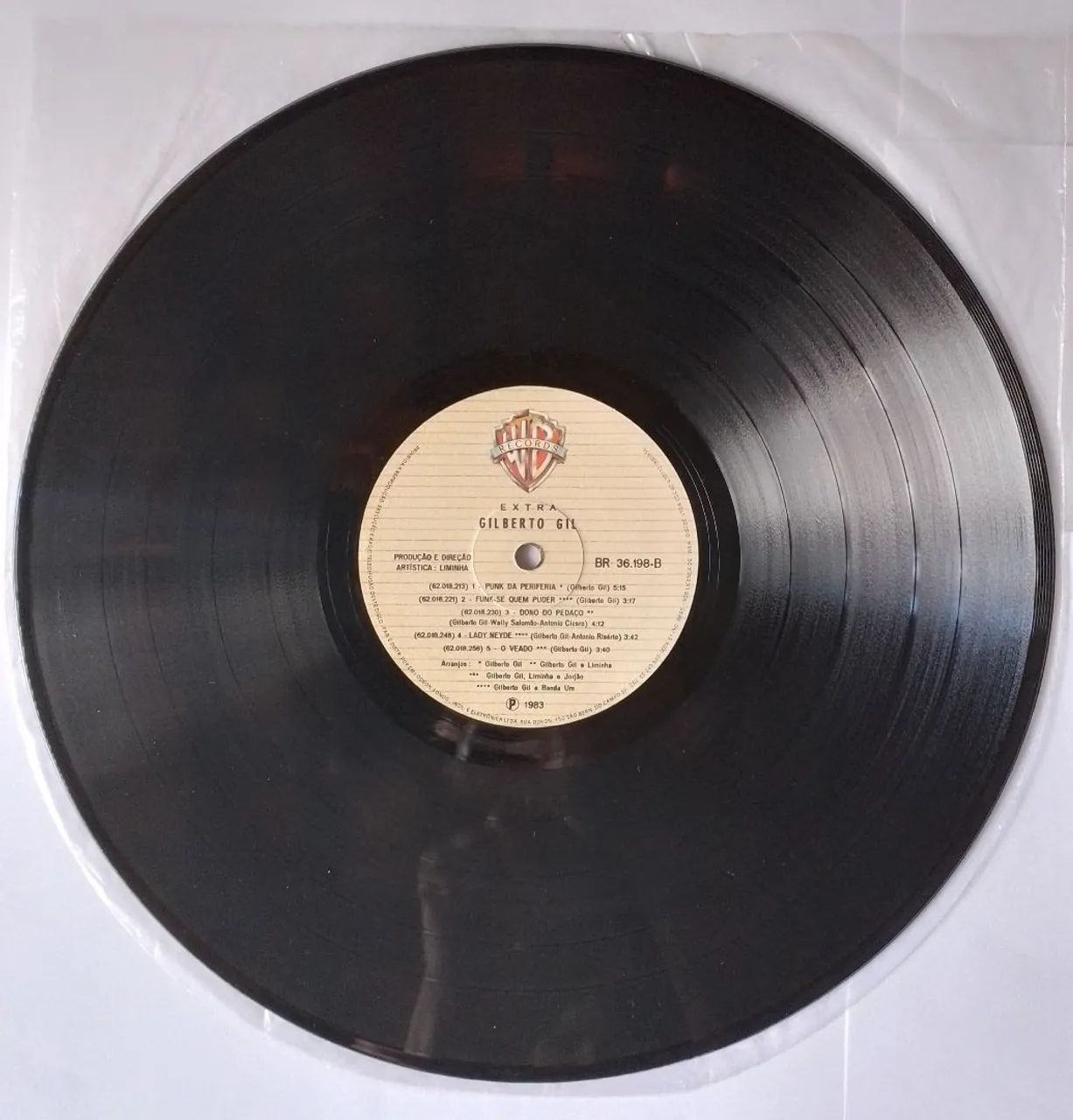 Disco de Vinil Gilberto Gil - Extra Original 1983 - Foto 4