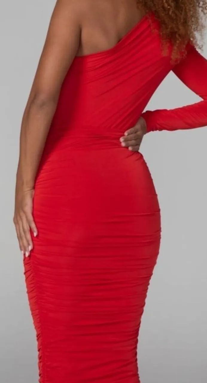 VESTIDO VERMELHO MIDI G - Foto 3