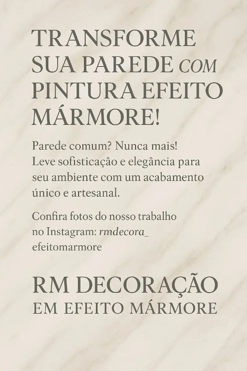 Transforme sua parede com pintura efeito mármore!