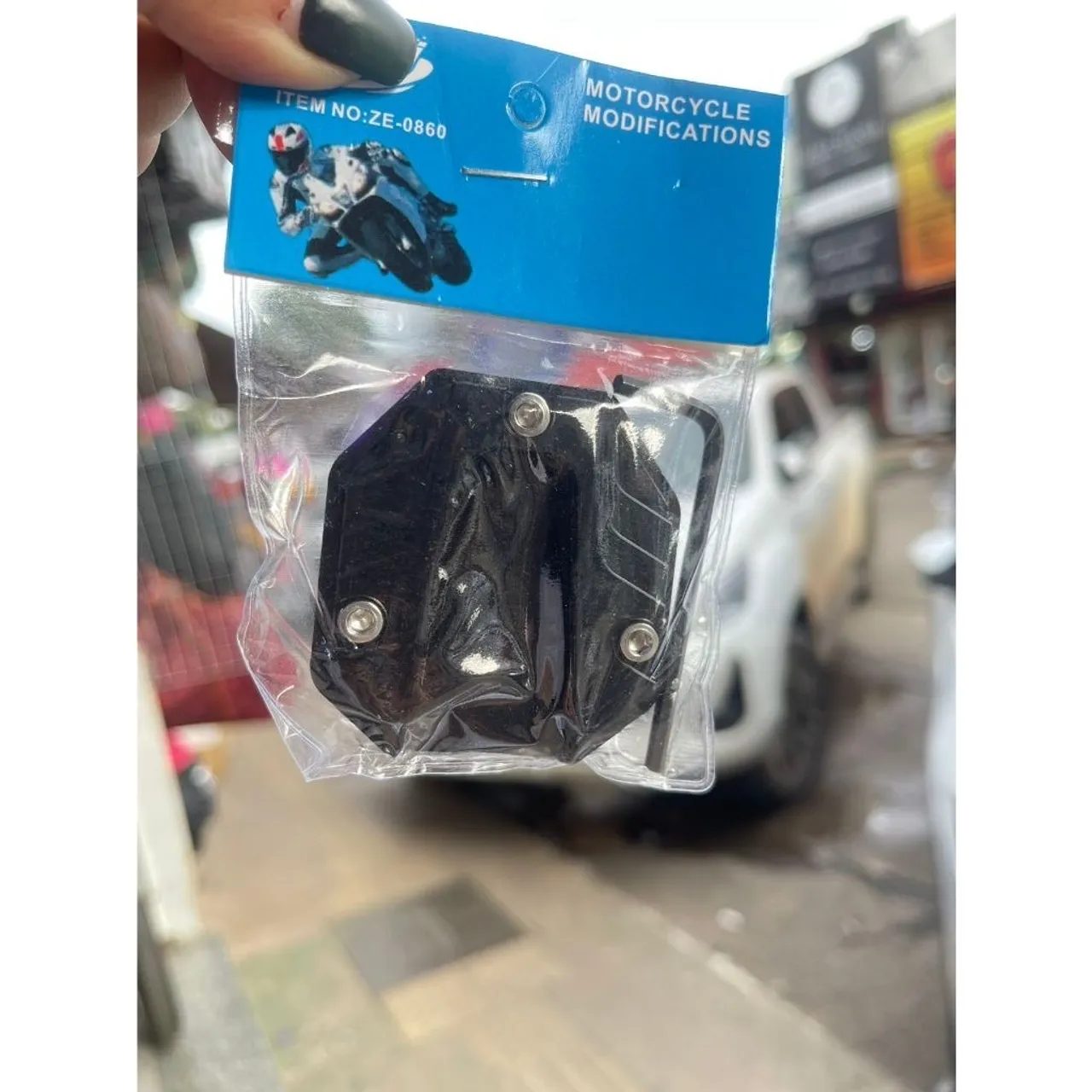 Suporte para pé de Moto