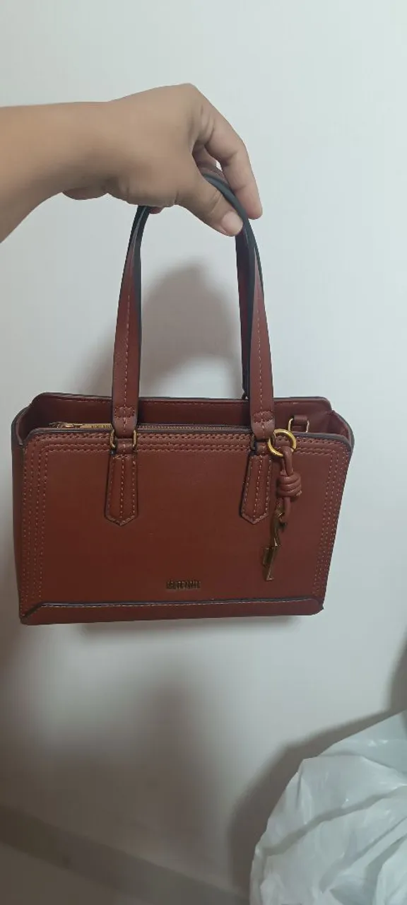 Bolsa Santa Lolla Marrom com Chaveiro