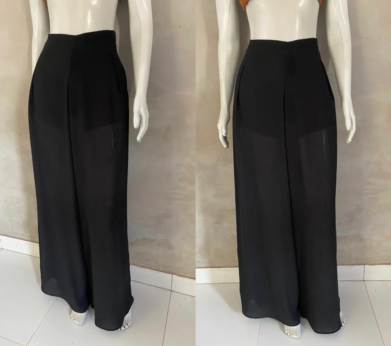 Calça Pantalona Preta Disponível 38 e 40