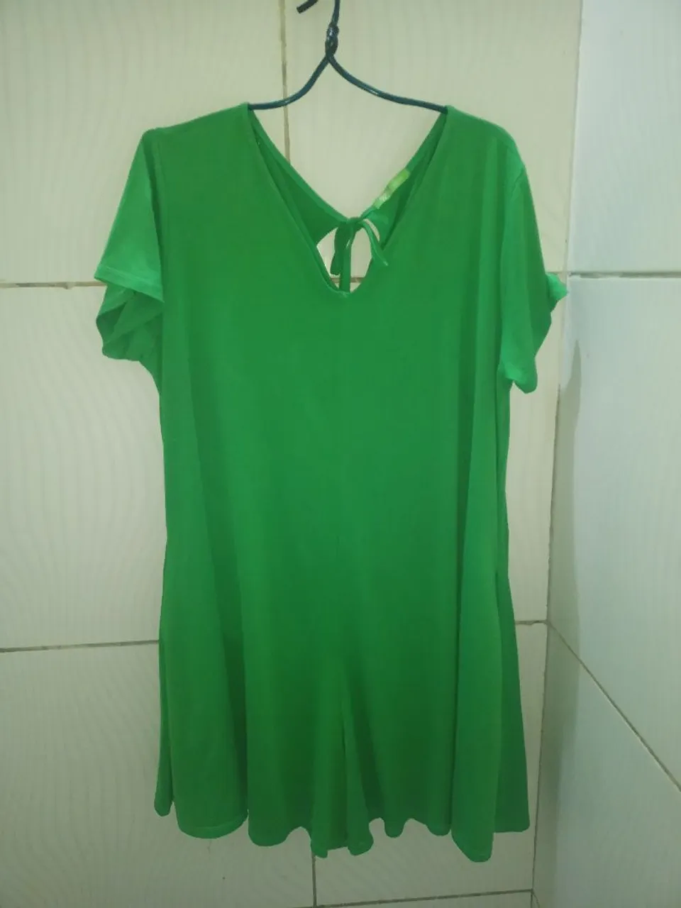 Macacão Curto Verde Feminino GG