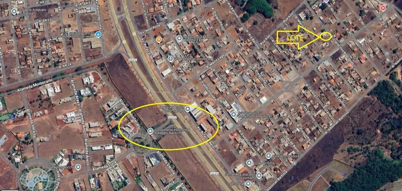 Loteamento à venda no bairro Residencial Limoeiro - Goianira/GO - Foto 4