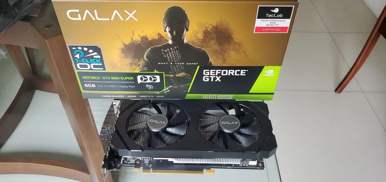 Placa de Vídeo Galax GeForce GTX 1660 Super 6GB - Foto 3