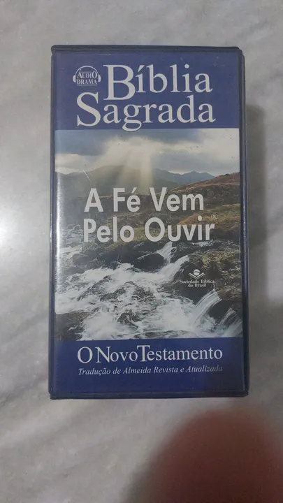 Coleção em áudio Bíblia Sagrada em fita k7