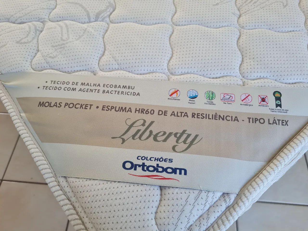 Colchão Ortobom Liberty Bambu King - Foto 4
