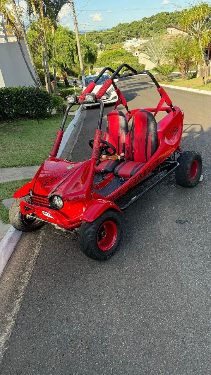 Mini Buggy Desert com mecânica de Kart +13HP, bateria, partida elétrica, disco kart 