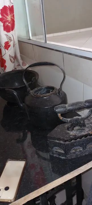 Antiguidade- Panela de Ferro (decoração) - Foto 3