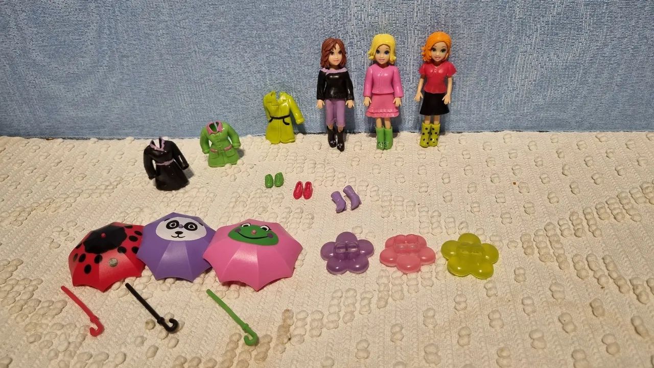 Toys Polly Pocket Rainy Day Polly Pocket Rainy Day Dolls Mattel