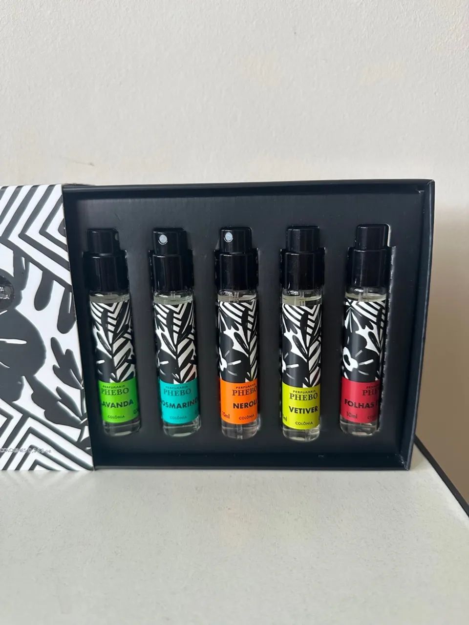 Kit Mini Colônias Phebo - 5 Fragrâncias - Foto 2