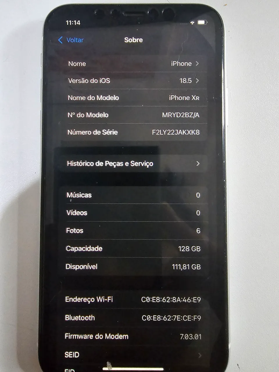 iPhone XR 128 único dono em excelente estado