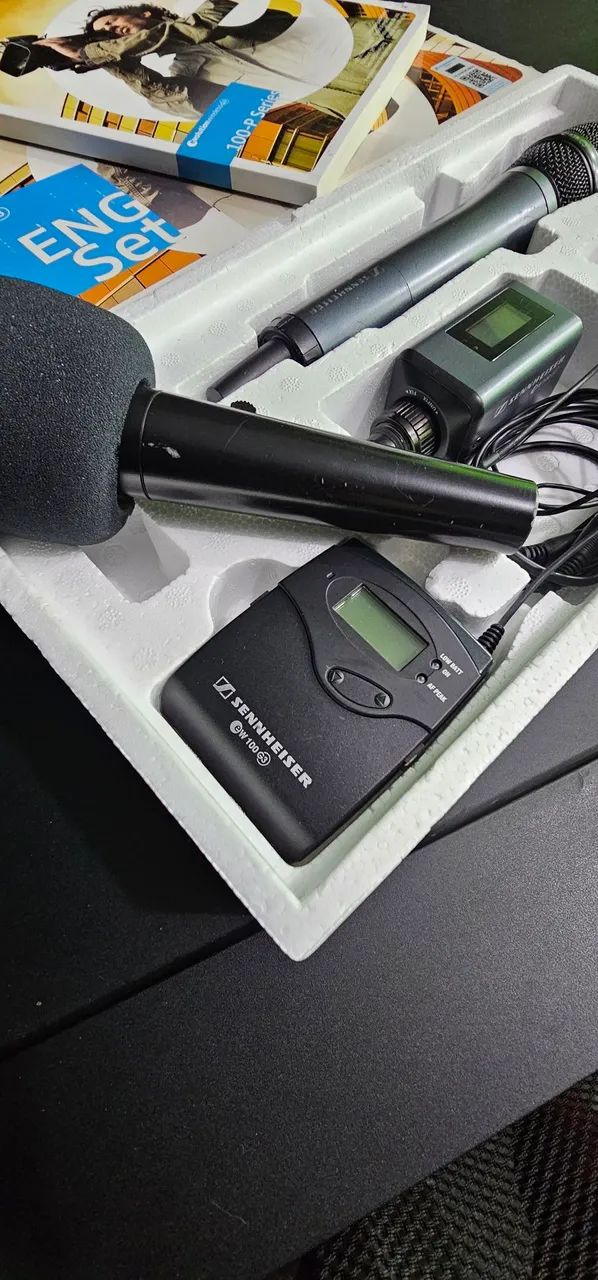 Kit microfone Lapela e de mão Sennheiser - Foto 2