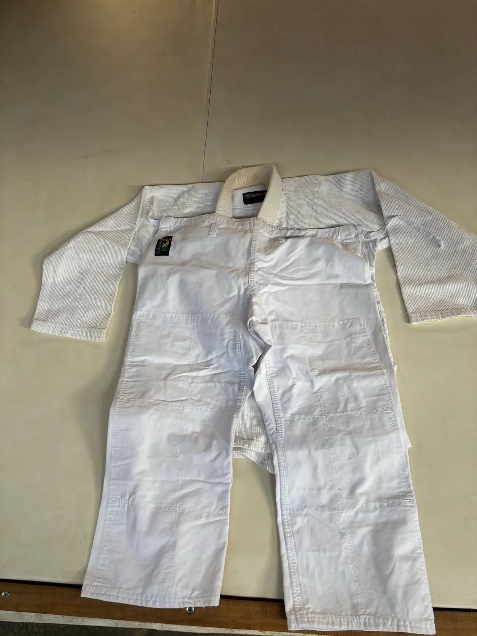 kimono jiu jitsu yamarashi a2 branco - Foto 5