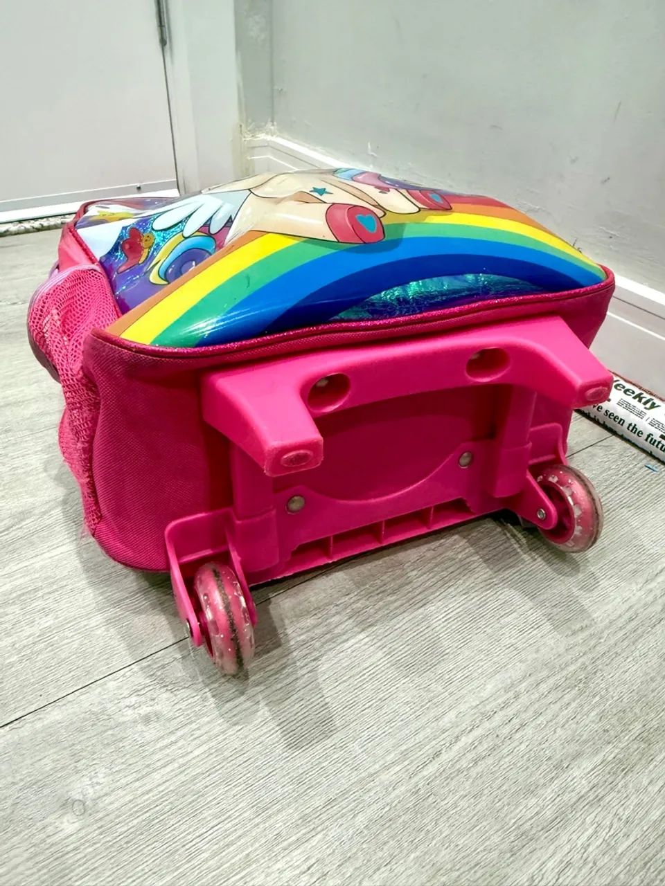 Mochila Infantil Unicórnio com Rodinhas - Foto 5