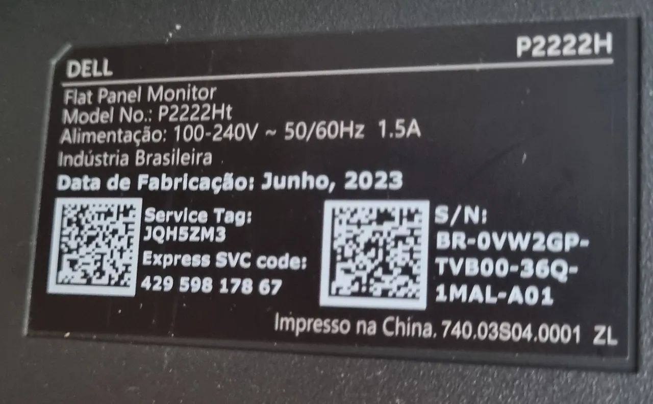 Monitor Dell  21.5" - Aceito troca por TV - Foto 4