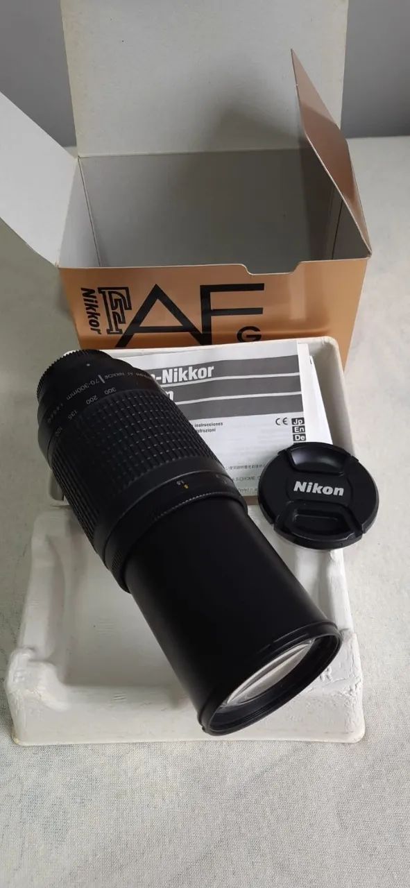 Lente Nikon Zoom-nikkor 70-300mm F/4 ~ F/5.6g - (COM FUNGOS) - Foto 4