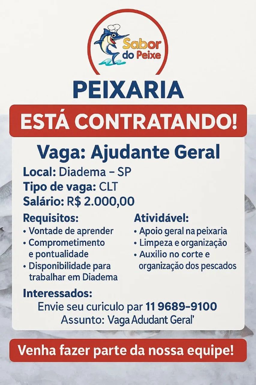 Trabalho em pexaria 