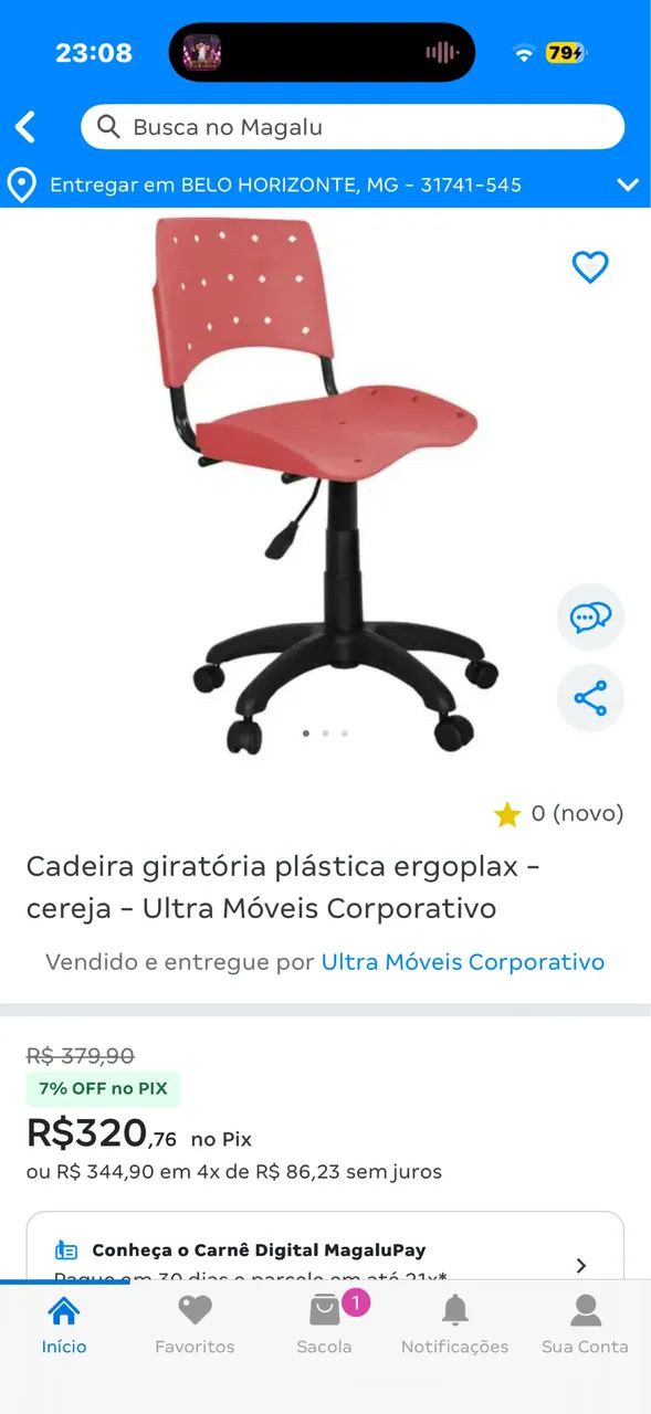 Cadeira de escritório  - Foto 5