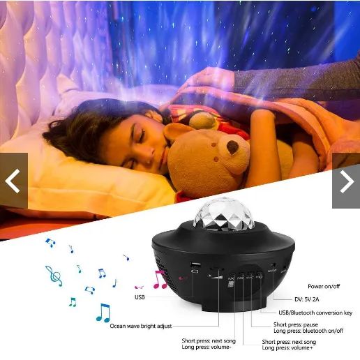 Projetor Bluetooth Com Claro Projetor De Som USB - Foto 5