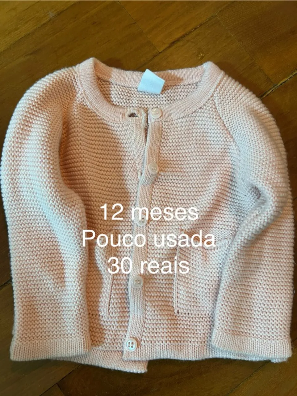 Casaquinho bebê menina