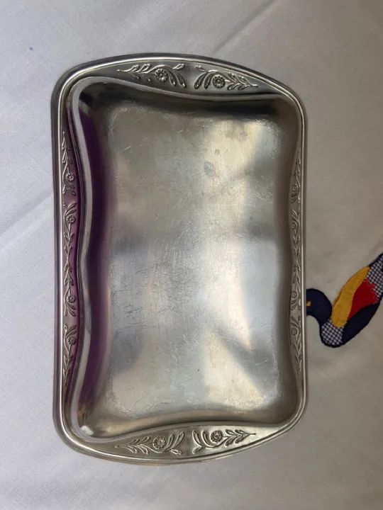 Bandeja de aço inox retangular  - Foto 2