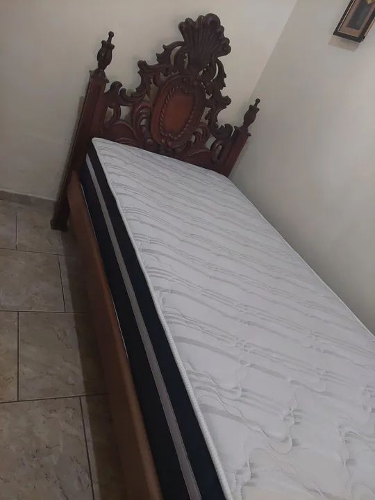 Cama de solteiro em Madeira Maciça - Foto 5